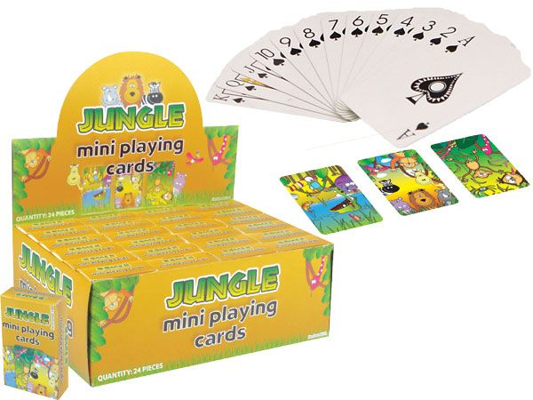 24x Jungle Mini Playing Cards...zzz