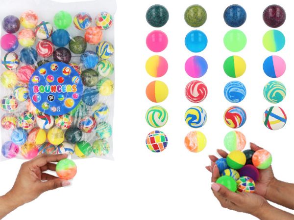 50x Mixed 43mm Jet Balls