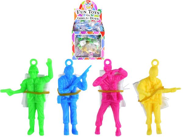 72x Parachutist Army Men Figures