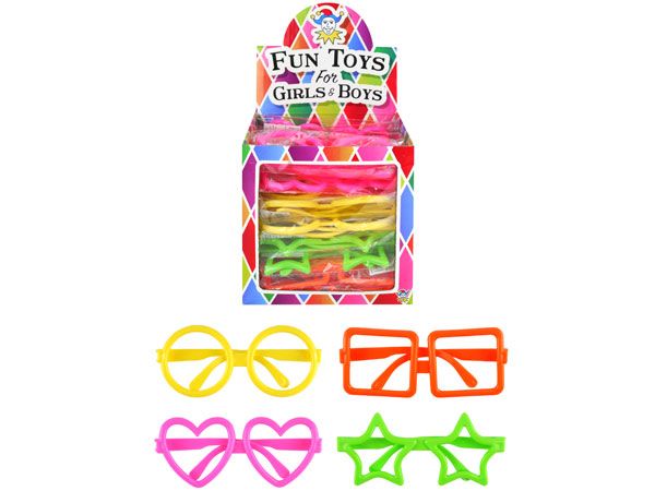 26x Childrens Shaped Fun Glasses In Assorted Designs